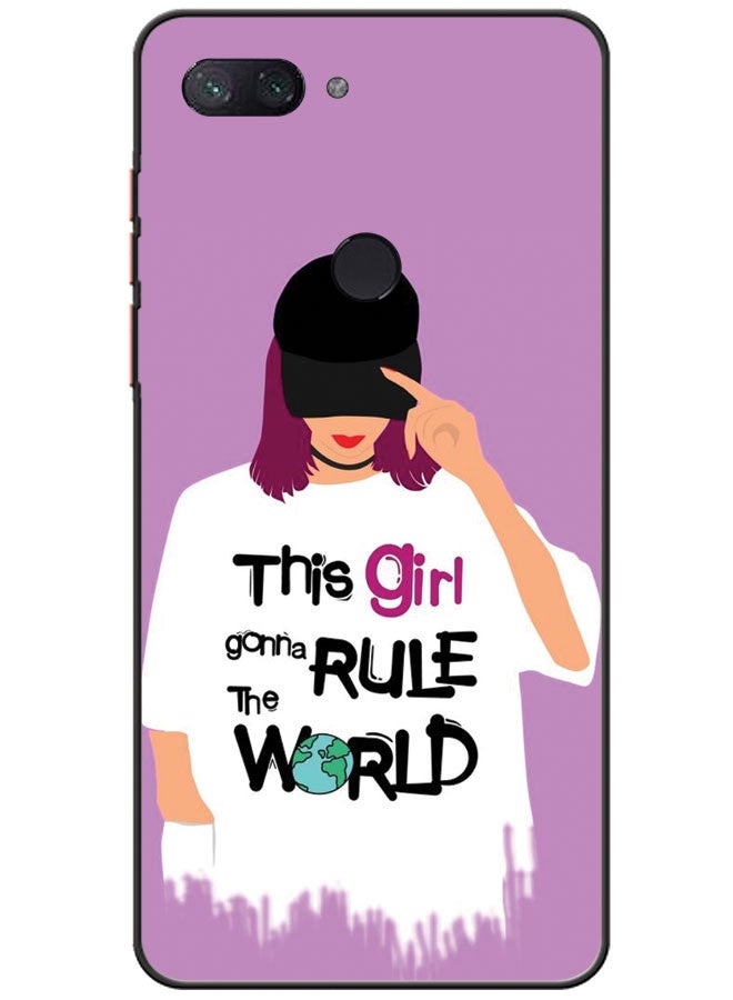EYE CATCH Protective Case Cover For Xiaomi Redmi 8 Lite Girl Gonna Rule The World  - Image 1