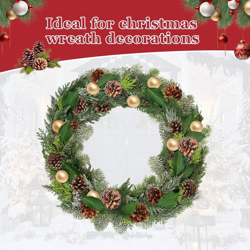 Pextian 20PCS Natural Pine Cones 1422 Inches Christmas Rustic Pinecones Bulk Ornaments for Crafting Fall Garland Thanksgiving Decorations - Image 4