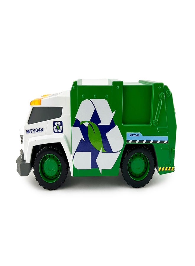 Mighty Fleet Power Movers 15" Interactive Garbage Truck Toy - Motion Drive Technology, Lights & Sounds, Motorized Trash Collection, Realistic Design, Batteries Included - Ages 3+ - Image 3