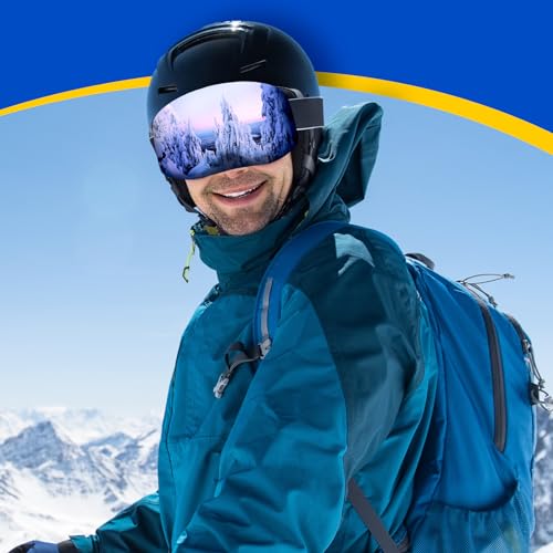 Copkim 6 Pcs Ski Snowboard Goggle Cover Sleeve Protective Goggle Cover Protectors Lens Scratch Dust Protection for Travel Storage Youth and Kids Accessories, 6 Styles - Image 2