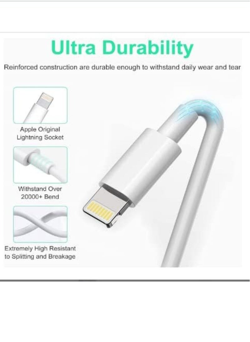 Raxoom USB C to 8pin Cable Compatible with iPhone 13 Pro Max/12/11 Pro/X/XS/XR/8 Plus/AirPods Pro, Supports Power Delivery, 2M,  - Image 5