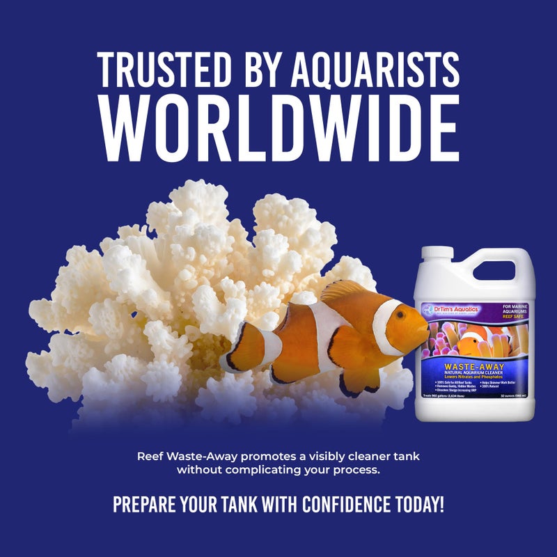 DrTim's Aquatics DrTimâ€™s Aquatics Waste-Away Reef â€“ 32 oz â€“ Natural Maintenance Formula â€“ Helps Break Down Hidden Organic Waste, Supports Flow & Clarity, Keeps Filters Running Freely - Image 5