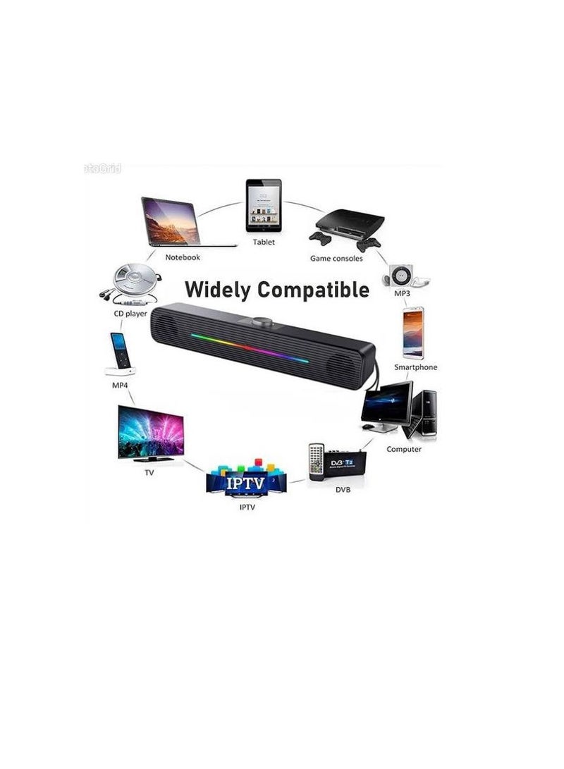 جاما GAMMA GT-317 سماعة الألعاب RGB USB للكمبيوتر الشخصي مع الأضواء المتغيره - Image 2