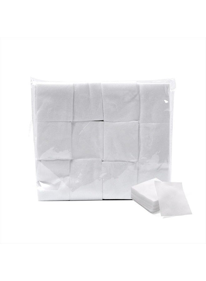 Quupy 1200PCS Facial Makeup Soft Cotton Pads Square Makeup Remover Pads Double-Side Deep Clean Cotton Pads Cosmetic Face Neck Mouth Makeup Remover Accessories Tools - Image 1