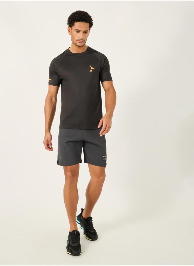 Styli - Neon Print Micro Dot Raglan Fit Workout T-Shirt - Image 1