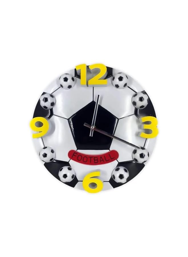 The Bros Home Brand Wall Clock Decor Sport Style Scores Goal Football Wall Clock Creative Living Room Mute Wall Quartz Clock Home Decoration 30cm - Image 2