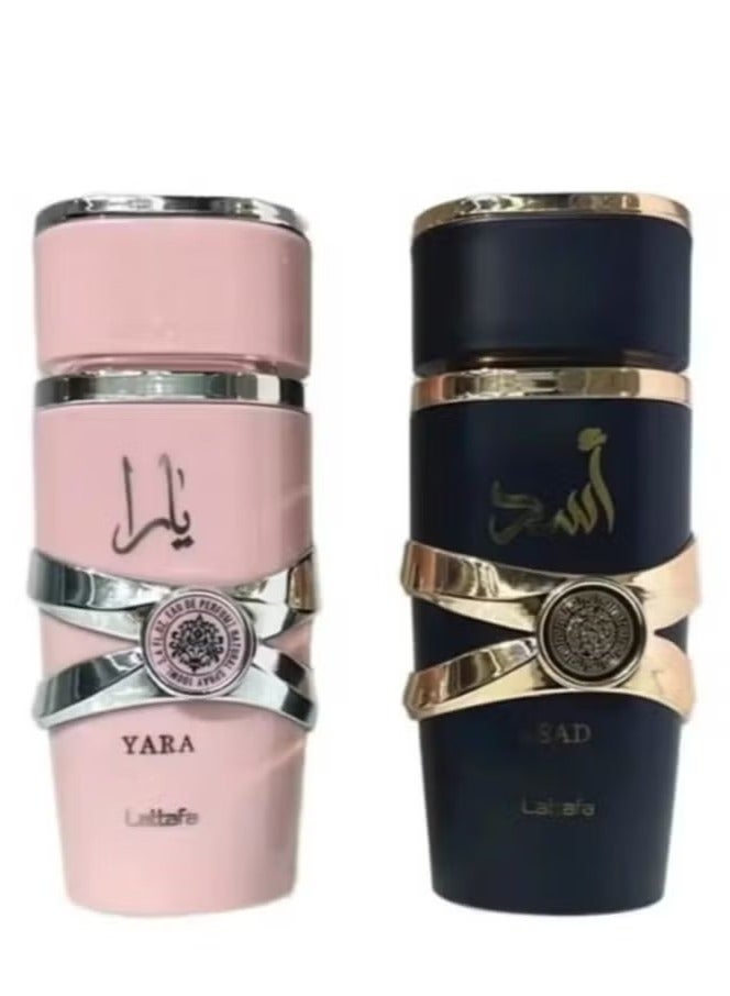 Lattafa Yara Lattafa and Asad Lattafa Eau de Parfum 100ml