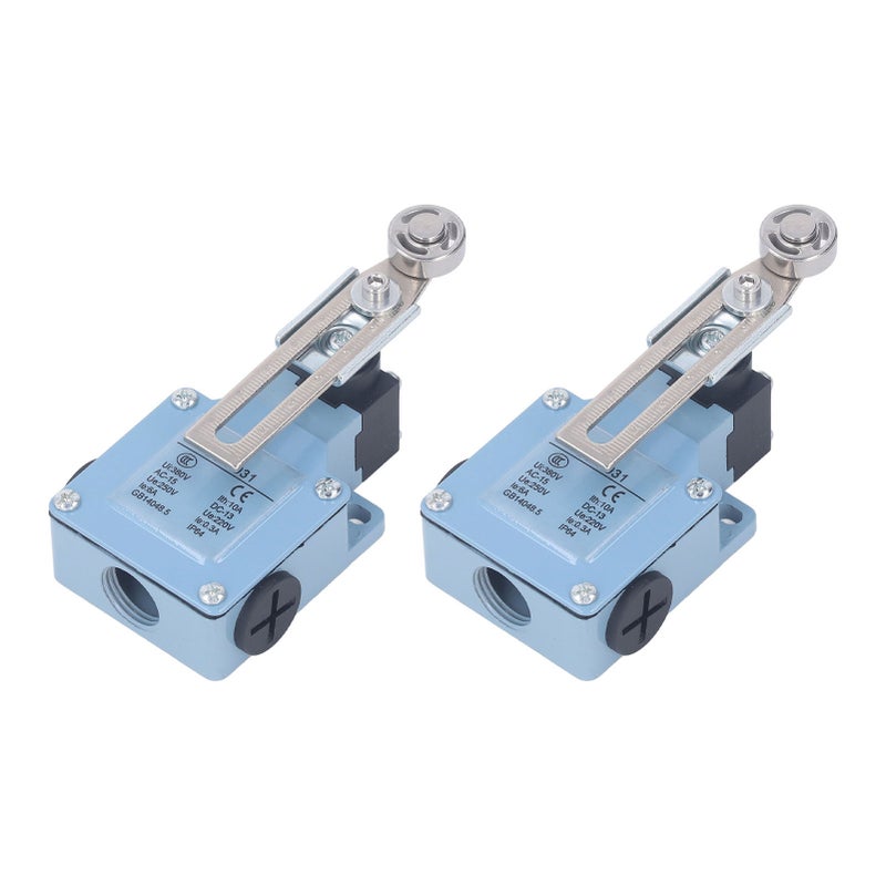 2Pcs Momentary Limit Switch Adjustable Roller Micro Limit Travel Switch for CNC Mill 3D Printer Plasma Cutter 250V 220V - Image 4