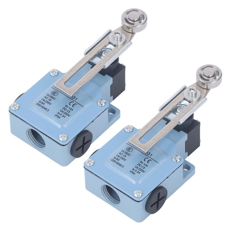2Pcs Momentary Limit Switch Adjustable Roller Micro Limit Travel Switch for CNC Mill 3D Printer Plasma Cutter 250V 220V - Image 3