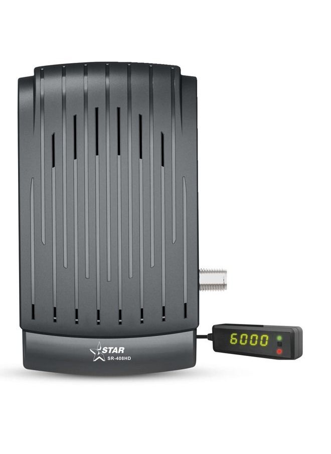 StarSat - StarSat SR-408HD Extreme Full HD, 2xUSB, HDMI, 6000 Channels, EPG, MPEG4, Blind Scan, YouTube, PVR, DVBS2, WiFi Supported (WiFi device not include) - Image 1