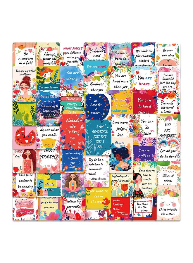 Bluejw Motivation Cards 50 All English Inspirational Phrases Cards Can Handwrite English Inspirational Quotes - Image 2