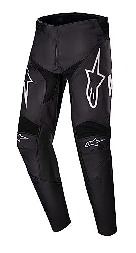 Alpinestars ألبينيستارز 37483241224 بنطلون هانا للشباب - سباق - أسود/أبيض مقاس 24 - Image 1