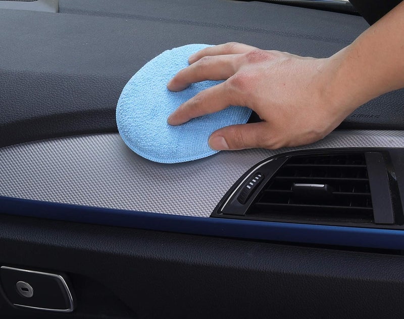Simple Houseware Car Wash Sponge Wax Microfiber Applicator Pads, 12-Pack Economical upgraded quality - Image 4