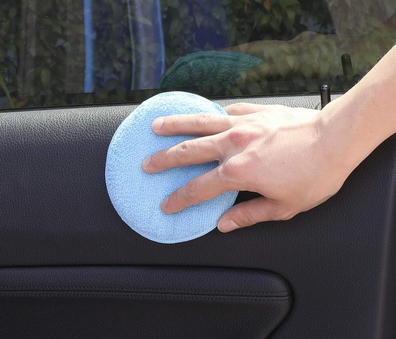 Simple Houseware Car Wash Sponge Wax Microfiber Applicator Pads, 12-Pack Economical upgraded quality - Image 5