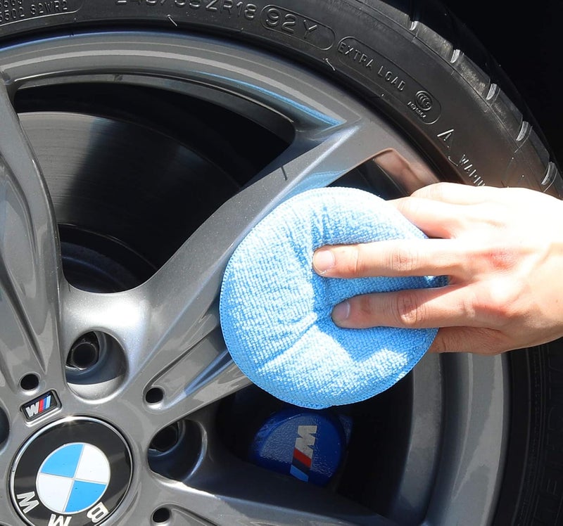 Simple Houseware Car Wash Sponge Wax Microfiber Applicator Pads, 12-Pack Economical upgraded quality - Image 3