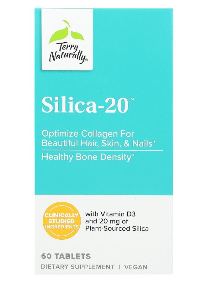 Terry Naturally Silica-20 60 Tablets