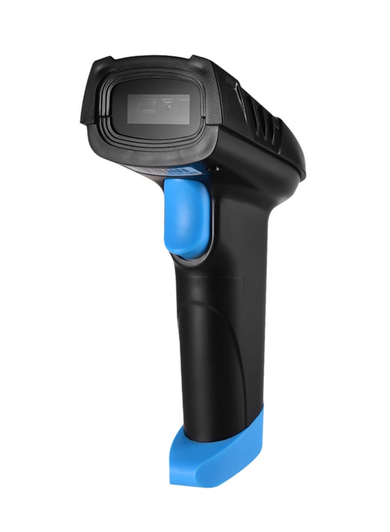 محمول باليد 1D 2D QR ماسح الباركود اللاسلكي قارئ الباركود مع قاعدة شحن USB وقاعدة شحن بطول 100 متر لمسافة نقل طويلة للسوبر ماركت ومتاجر التجزئة والمستودعات وشاشة الكمبيوتر للدفع عبر الهاتف المحمول - Image 4