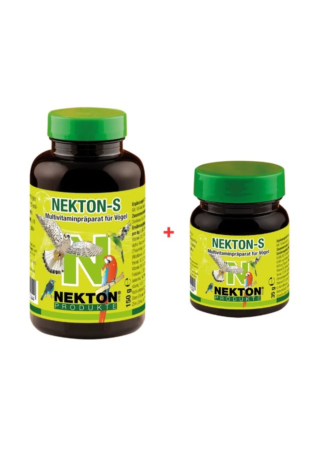 Nekton S Vitamin Supplement for Birds, 150g with Free 35g Pack