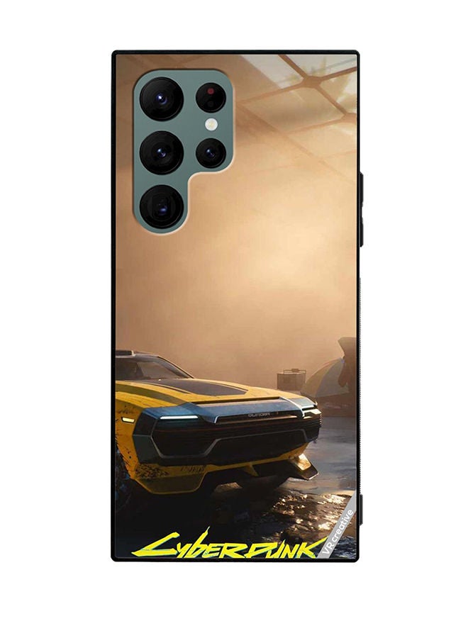 VR CREATIVE Protective Case Cover For Samsung Galaxy S22 Ultra 5G Cyberpunk Design Multicolour - Image 1
