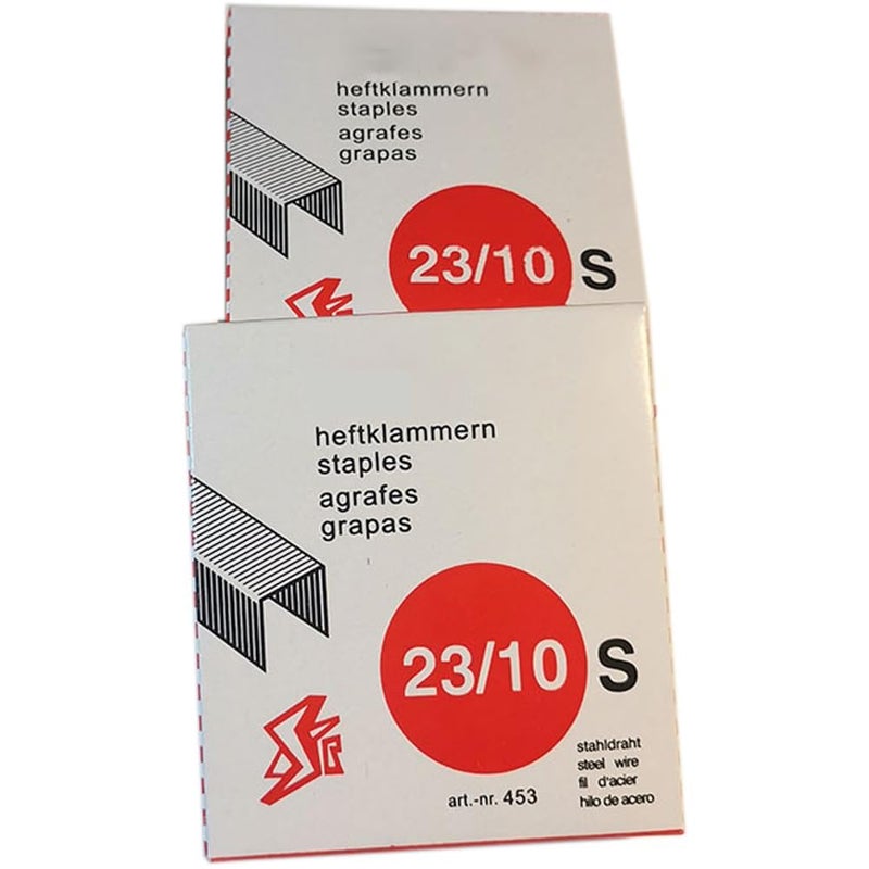 Staple Pins, Standard Staples, 23/10 Staples, 2000 Pcs Anti-Stuck Design Smooth Operation Reliable Sturdy Practical Daily Necessities, Suitable for Staplers With A 60-Sheet Capacity - Image 1