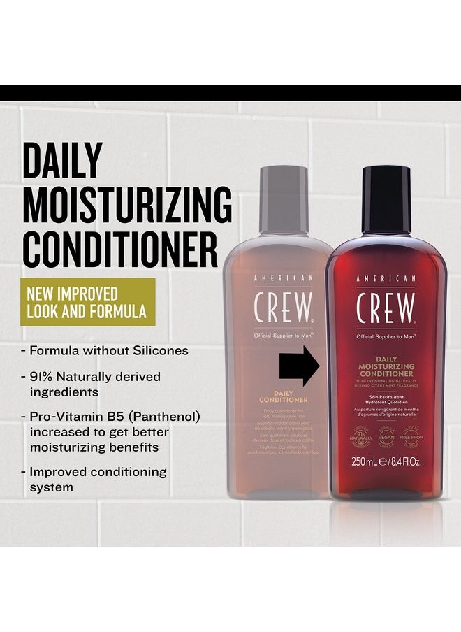 AMERICAN CREW - Conditioner For Men Daily Moisturizer Naturally Derived Vegan Formula Citrus Mint Fragrance 15.2 Fl Oz - Image 1