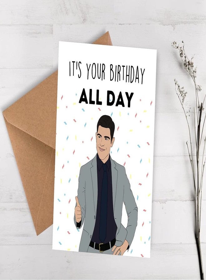 BALOR Birthday Card / new girl greeting card / nick miller / Schmidt / anniversary card / funny card for him / happy birthday card / funny card for her (Schmidt Bday Card) - Image 1
