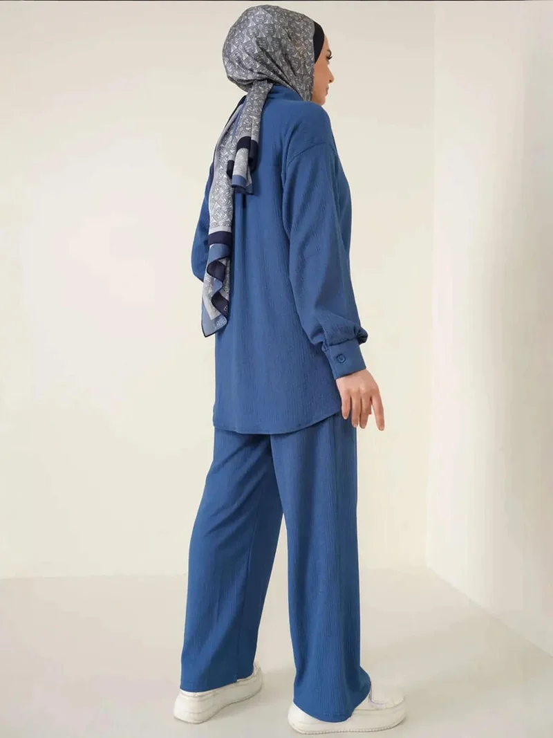BIG DART BDART Oversized Shirt & Pants Two-Piece Coord Set