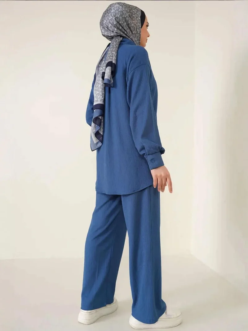 BIG DART BDART Oversized Shirt & Pants Two-Piece Coord Set