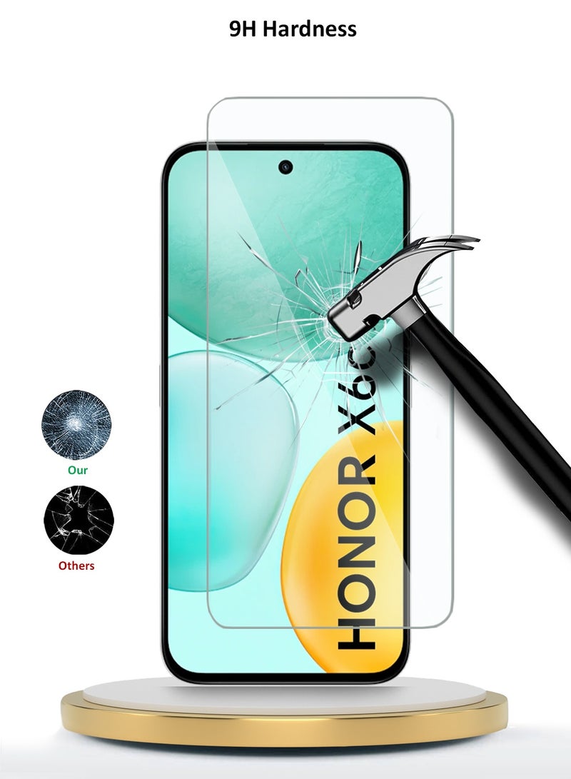 Wtech Honor X6c 4G 2025 WTech Premium Series Curved Edges 9H 2.5D Tempered Glass Screen Protector (MSG9CN) - Clear - Image 3