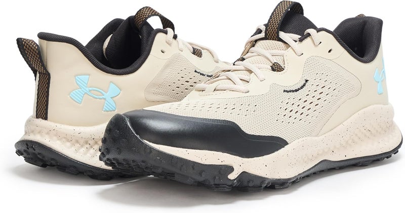 Under Armour Men's Charged Maven Trail Running Shoes - Sandstorm/Stream - Image 3