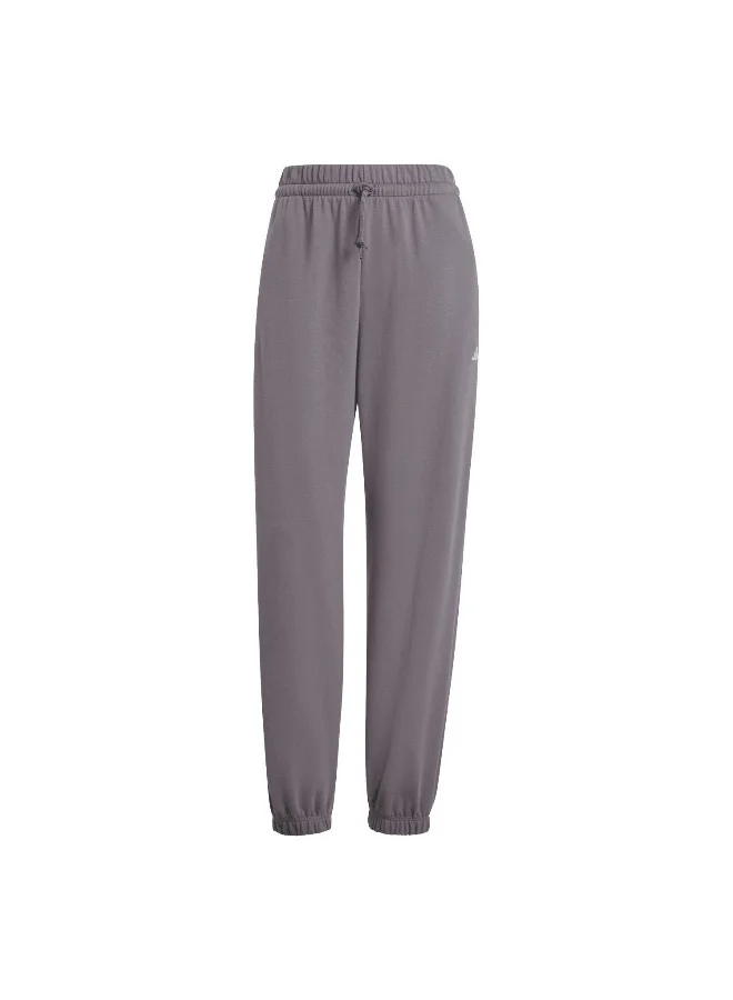 اديداس اوريجينالز adidas essentials small logo french terry cuffed women pants