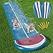 Jasonwell Slip and Slide Lawn Waterslide 20Ft Heavy Duty Lawn Slip Water Slide for Kids Adults with Splash Sprinkler N 2 Bodyboards Backyard Summer Outside Outdoor Water Play Toys Shark2Lanes - Image 2