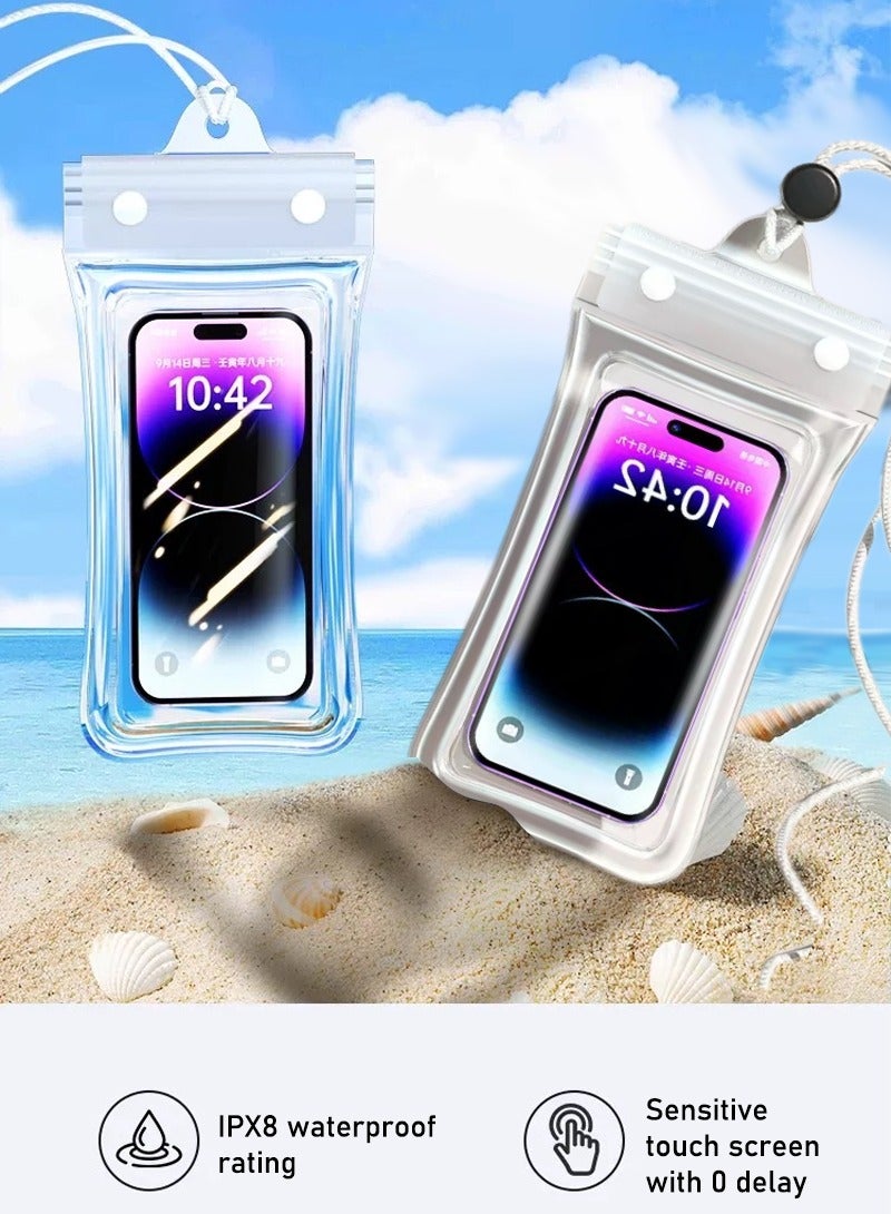 Mobile phone waterproof bag, swimming diving drifting equipment, touch screen, water equipment mobile phone cover for taking pictures. - Image 2