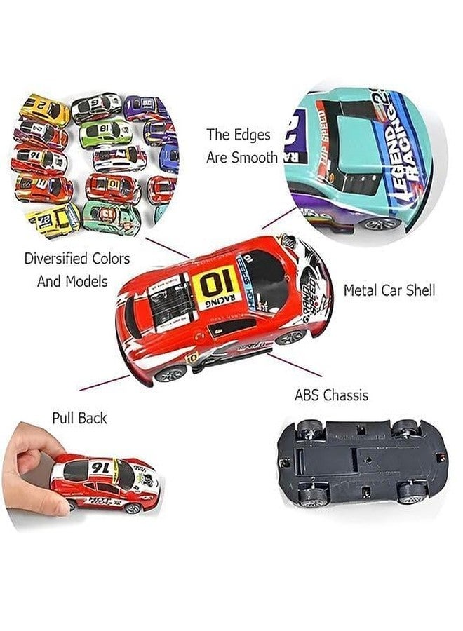YBN Fun Metal Diecast Car, Unbreakable Mini Pull-Back Racing Vehicles for Kids, Durable Alloy Toy Cars, Birthday, Safe & Fun Play, Vibrant Colors, Indoor/Outdoor Adventure (10) - Image 4