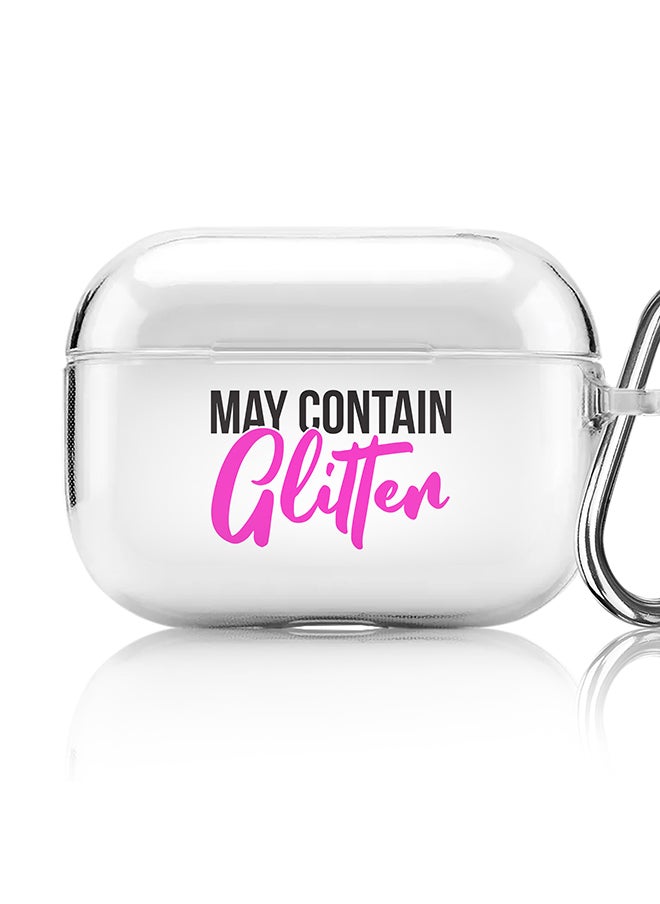 Stylizedd Classic Clear printed Case for Apple AirPods Pro 2nd Generation Thin Transparent Cover [Designed for Apple AirPods Pro 2nd Generation] - May contain Glitter  - Image 1