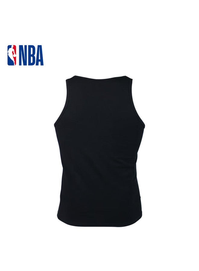 Nba Men's Summer Thin Classic Simple Sleeveless Vest Casual Solid Color Elastic Tight-fitting Bottoming Vest - Image 2