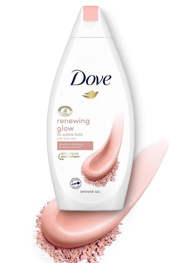 دوف جل الاستحمام المتجدد بالطين الوردي 250 مل