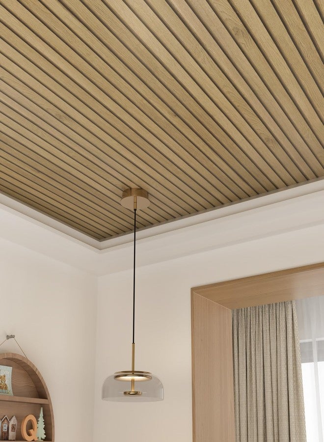 Livelynine Slats Wood Wallpaper Peel and Stick Removable Natural Wood Contact Paper Peel & Stick Accent Wall Vinyl Beadboard Paneling Faux Wood Slat Wall Panel Wallpaper for Bedroom Bathroom 15.8x78.8 - Image 5
