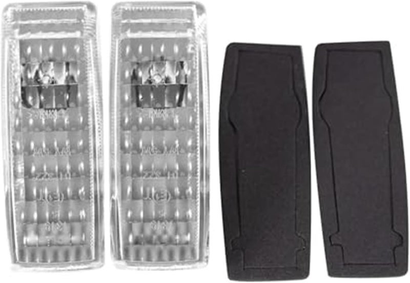 Wivplex Car Fender Turn Signal Light Cover - 2 Pcs - Image 5