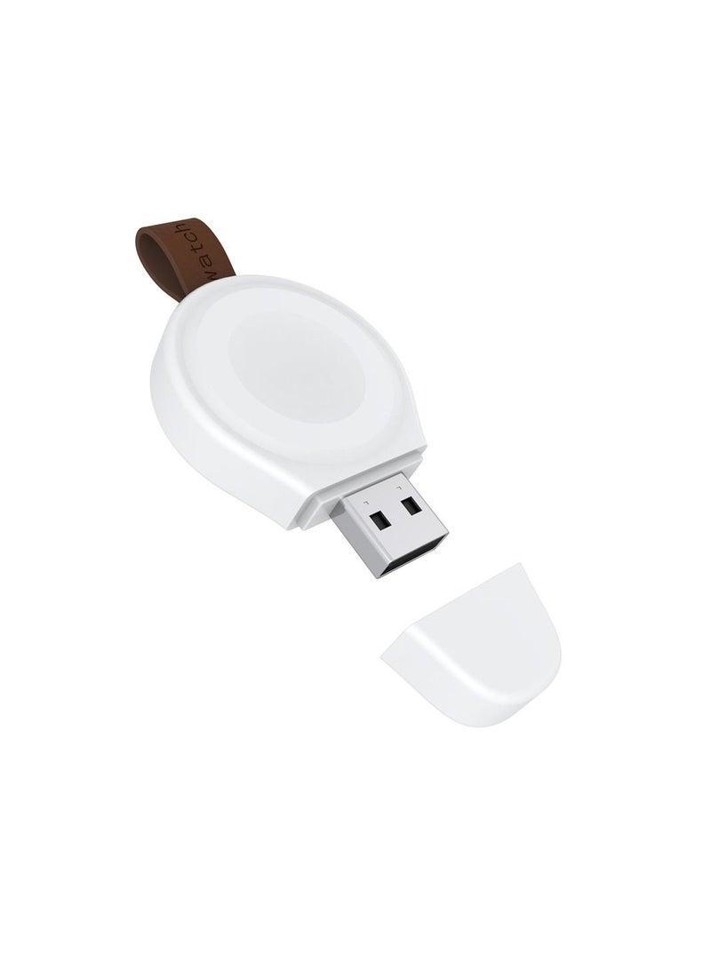 Raxoom Portable USB Magnetic Charger, Travel Cordless Charger with Light Weight Quick Charging for Apple Watch Series SE 6 5 4 3 2 1 - Image 2