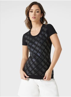 Crew Neck Printed T-Shirt