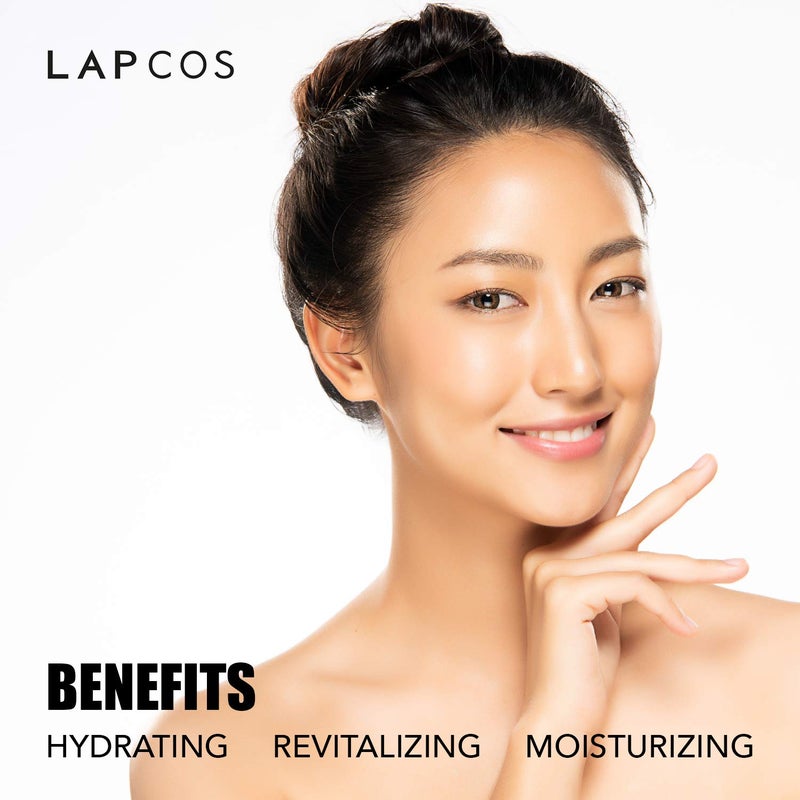 LAPCOS Hyaluronic Acid Sheet Mask, Daily Hydrating Face Mask, Protects & Nourishes Skin, Korean Beauty Favorite, 5-Pack - Image 3