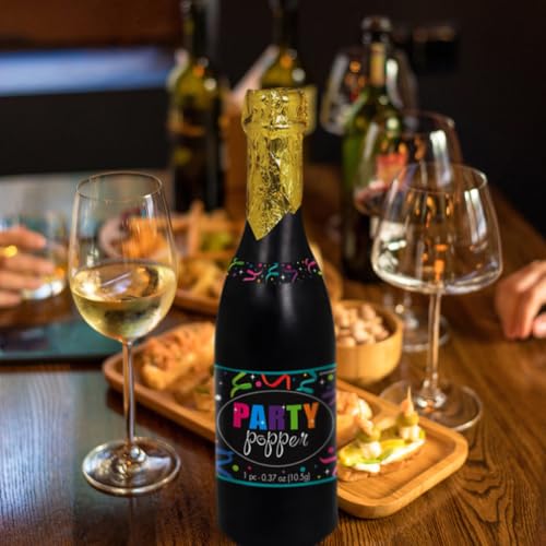 Amscan Champagne Bottle Party Plastic Confetti Popper - 12.75", 1 Piece | Perfect for Surprise Celebrations - Image 3