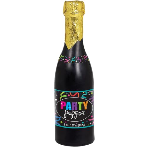 Amscan Champagne Bottle Party Plastic Confetti Popper - 12.75", 1 Piece | Perfect for Surprise Celebrations - Image 4