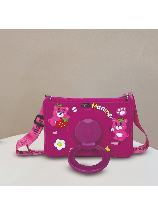 Torima MANİNER M7 Kids Tablet 7″ HD – Wi-Fi, Parental Controls, Dual Cameras, Expandable Storage, Child-Friendly Silicone Case – Rose Red - Image 3