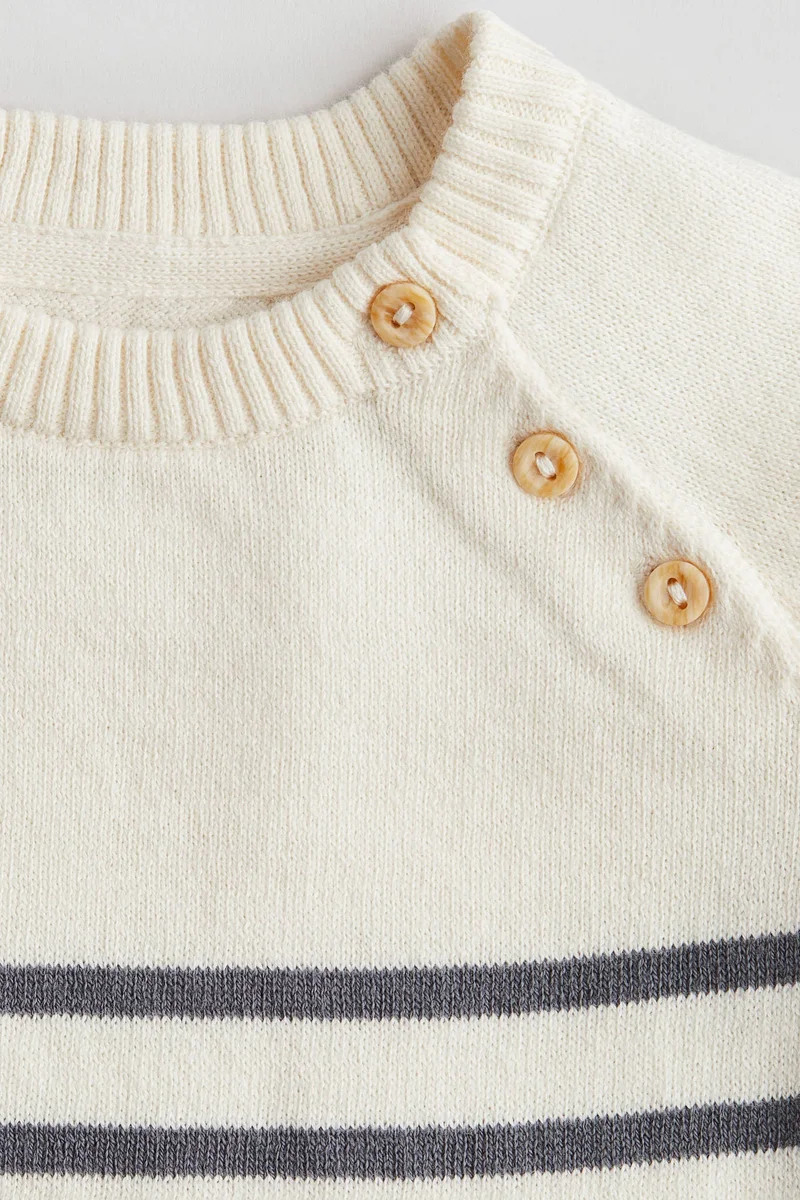 اتش اند ام Fine-knit romper suit