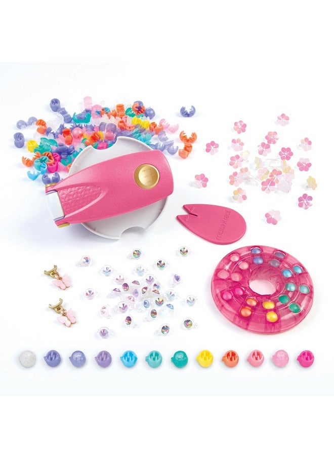 Make It Real Make It Real Snap N' Glam Hair Styling Set - Create Unique Styles with 100 Reusable Bead Clips, Gems & Accents - Great for All Hair Types - Easy to Use, Remove, and Reuse - Fun Gift for Girls Ages 8  - Image 3