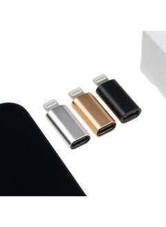 Generic Suitable For Apple Mobile Phone Typec To Iphone Adapter Charging Data Cable Adapter 5v2a Converter 27w-Interface Form:Type C Female To Lightning Silver 12w  - Image 3
