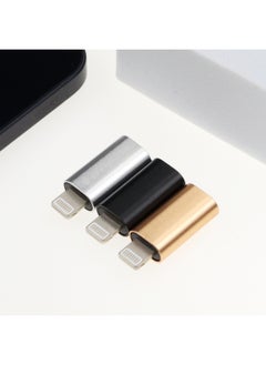 Generic Suitable For Apple Mobile Phone Typec To Iphone Adapter Charging Data Cable Adapter 5v2a Converter 27w-Interface Form:Type C Female To Lightning Silver 12w  - Image 4