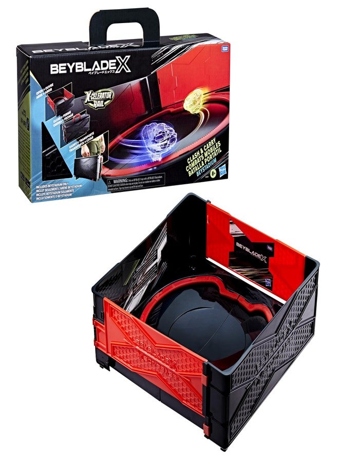Beyblade X Clash & Carry Beystadium Battle Arena Spinning-Top Toys, Kids Gifts, Ages 8+ - Image 1